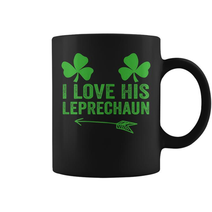 Womens Womens I Love His Leprechaun Funny Couples St Patricks Day Coffee Mug
