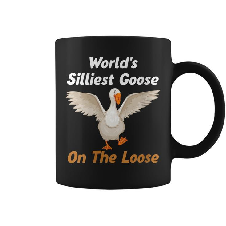 Womens Worlds Silliest Goose On The Loose Funny  Coffee Mug