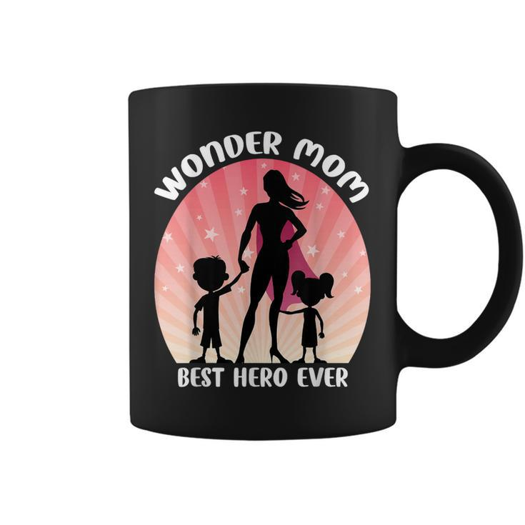 Wonder Mom Best Hero Ever Funny Mothers Day  Coffee Mug