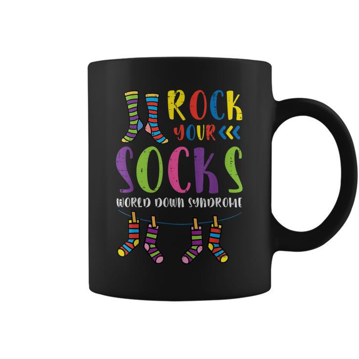 World Down Syndrome Rock Your Socks Awareness Men Women Kids  Coffee Mug