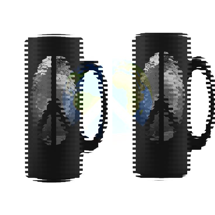 World Peace Earth Day Awareness Celebration Peace On Earth  Coffee Mug