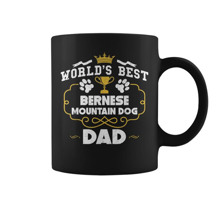 Worlds Best Bernese Mountain Dog Dad Dog Owner Gift For Mens Coffee Mug