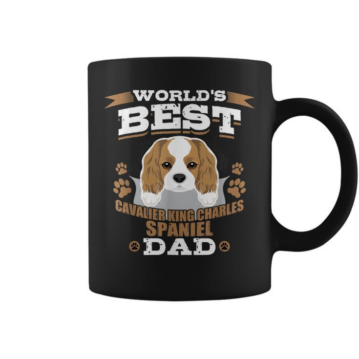 Worlds Best Cavalier King Charles Spaniel Dad Dog Owner Gift For Mens Coffee Mug