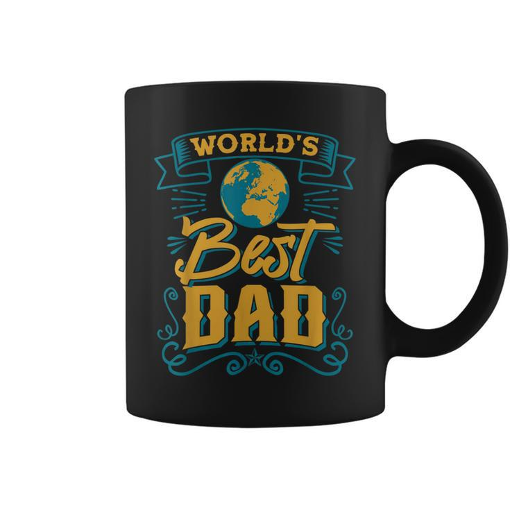 Worlds Best Dad Fathers Day Men Grandpa Husband New Daddy Coffee Mug
