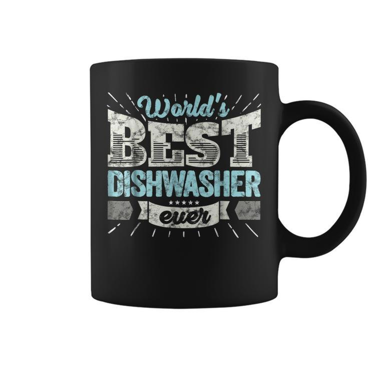 Worlds Best Dishwasher Ever Funny Gift Job Dish Wash T Coffee Mug