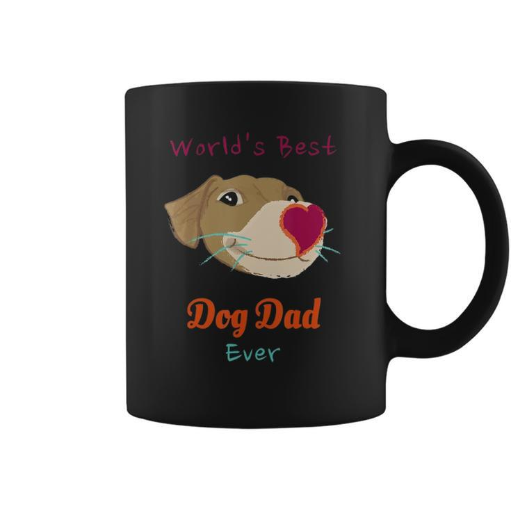 Worlds Best Dog Dad Ever Funnyfor Pets Lover Coffee Mug