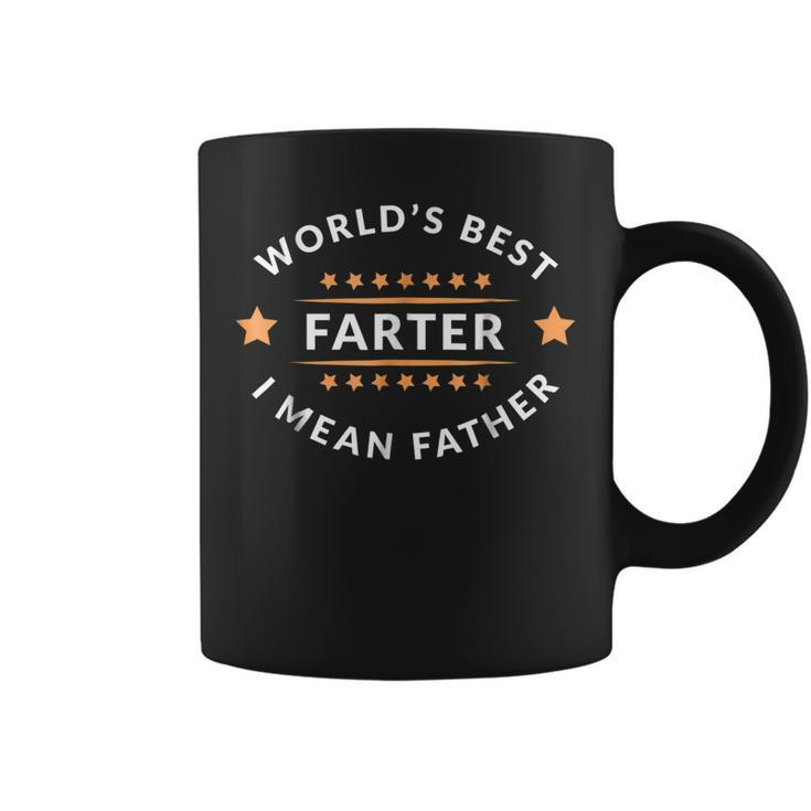 Worlds Best Father Joke Gift  Funny Mens Dad Coffee Mug