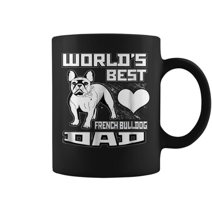 Worlds Best French Bulldog Dad Dog Lover Coffee Mug