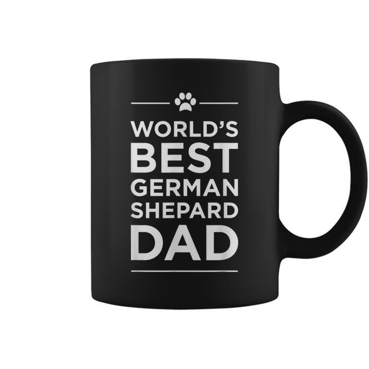 Worlds Best German Shepard Dad Love Pets Animal Family Coffee Mug