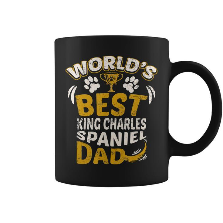 Worlds Best King Charles Spaniel Dad Dog Owner Gift For Mens Coffee Mug