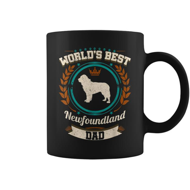 Worlds Best Newfoundland Dad Dog Owner Gift For Mens Coffee Mug