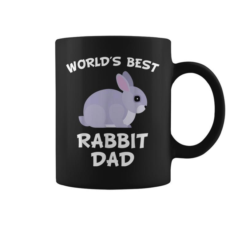 Worlds Best Rabbit Dad Bunny Owner Gift For Mens Coffee Mug