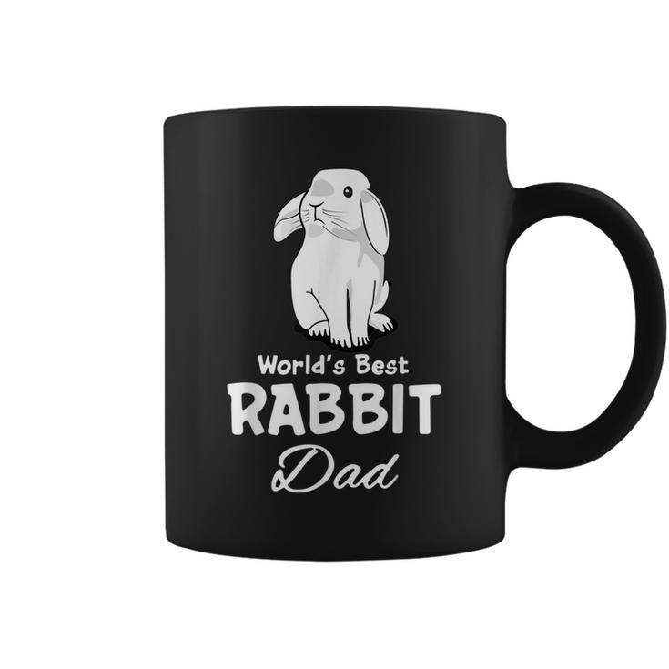 Worlds Best Rabbit Dad Cute Bunny Pet For Fathers Coffee Mug