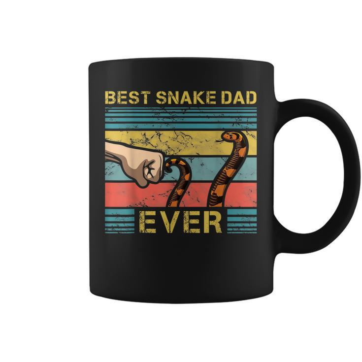 Worlds Best Snake Dad Funny Snake Enthusiast Father Gift For Mens Coffee Mug
