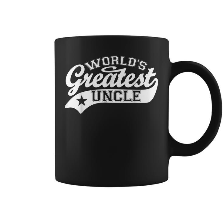 Worlds Greatest Uncle  Funny Fathers Day Coffee Mug