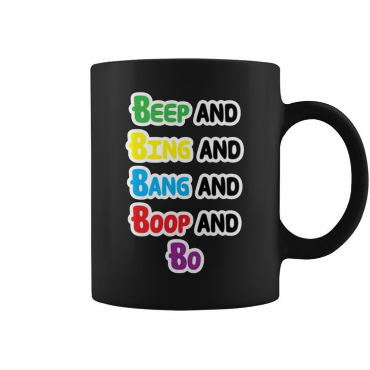 Worry Not Beep Bing Bang Boop And Bo Storybots Coffee Mug