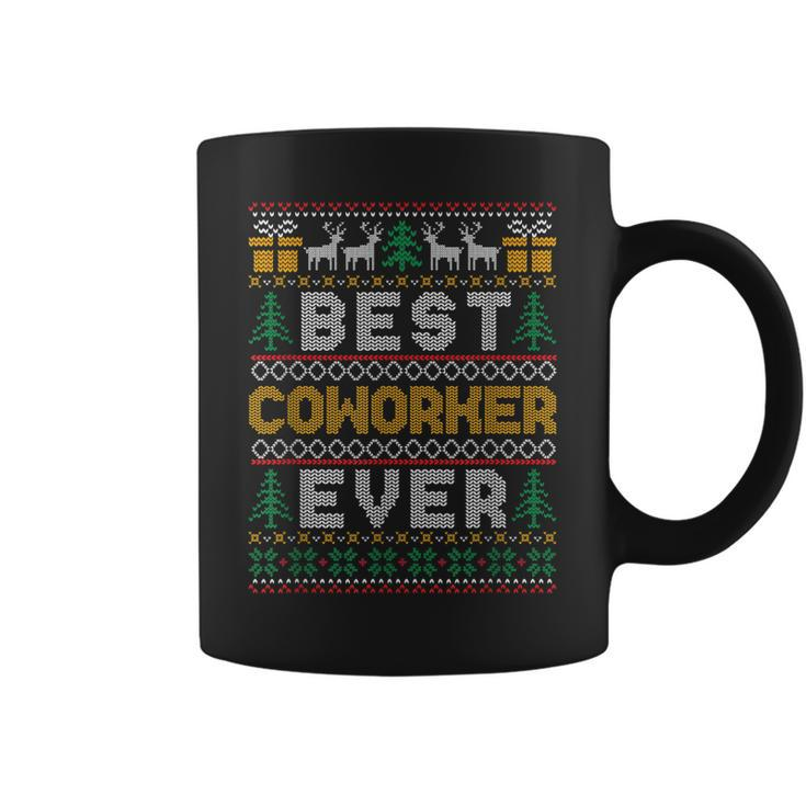 Xmas Matching Best Coworker Ever Ugly Christmas Sweater Coffee Mug