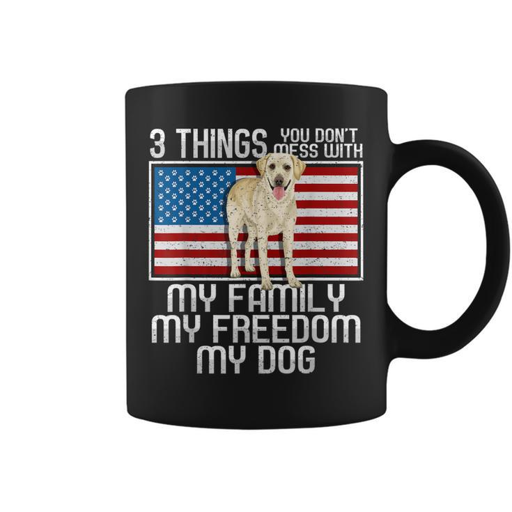 Yellow Labrador Retriever Dog 3 Things  Coffee Mug