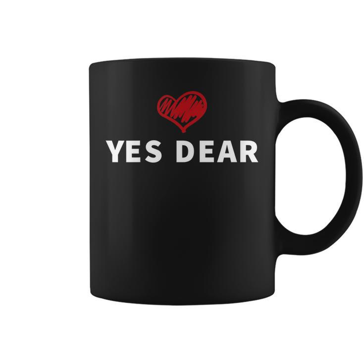 Yes Dear Whipped Husband Valentines Day Gift  Coffee Mug