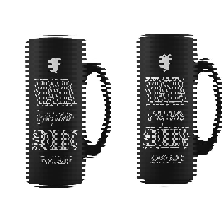 Yiayia Is My Name Yiayia Gifts For Greece Greek Grandma Coffee Mug