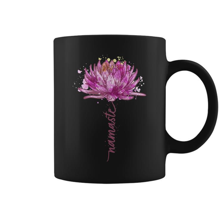 Yoga Namaste Lotus Flower Yoga Water-Lily Yoga  Coffee Mug