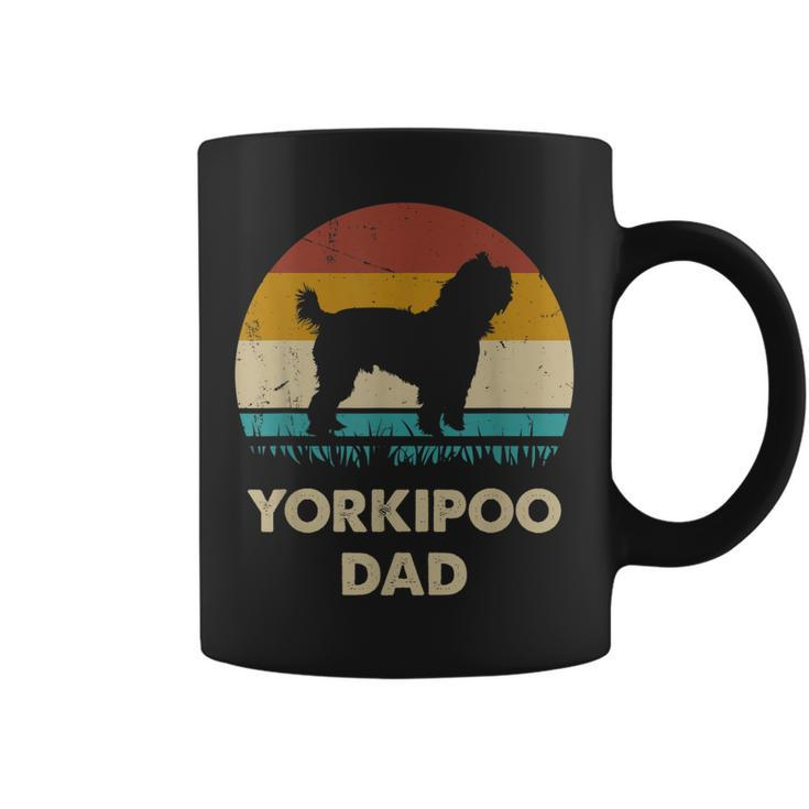Yorkipoo Dad For Men Yorkipoo Dog Lovers Vintage Gift Dad  Coffee Mug