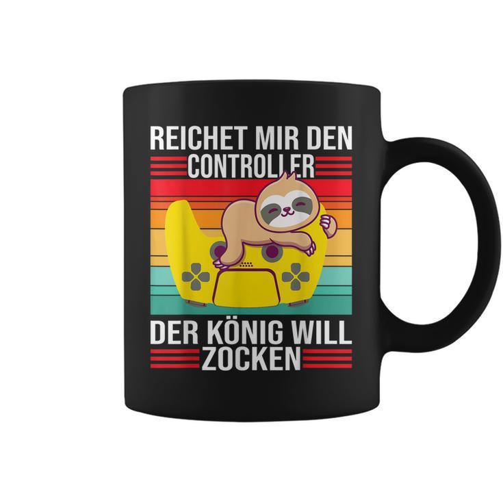 Zocken Reichet Mir Den Controller König Ps5 Konsole Gamer V4 Tassen