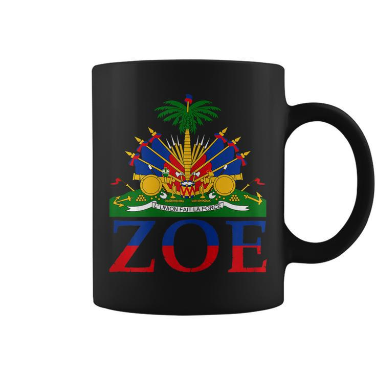 Zoe Shirt | Cute Haiti Honored Flag Day  Gift Coffee Mug
