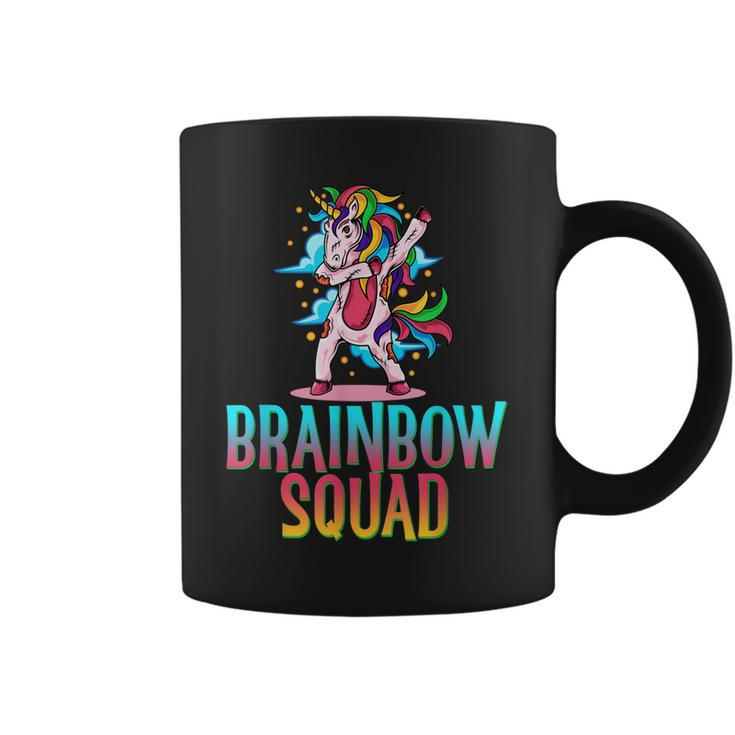Zombie Unicorn Brainbow Squad Funny Halloween Group Matching Coffee Mug