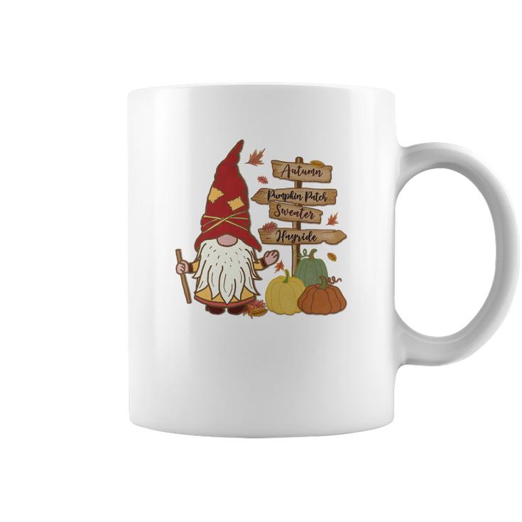 Funny Gnomes Family Pumpkin Patch Coffee Mug