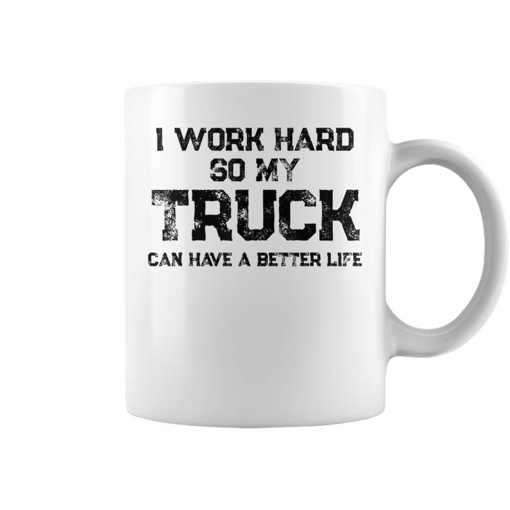 Truck Mechanic  Funny Trucker Gifts For Men Diesel Gift For Mens Coffee Mug