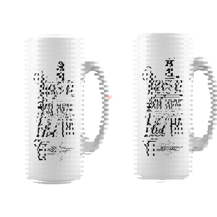 21St Wedding Anniversary Gift For Her 21 Years Of Marriage Coffee Mug