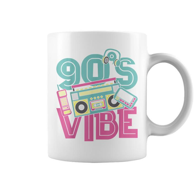 90S Vibe Vintage 1990S Music 90S Costume Party Nineties  Coffee Mug
