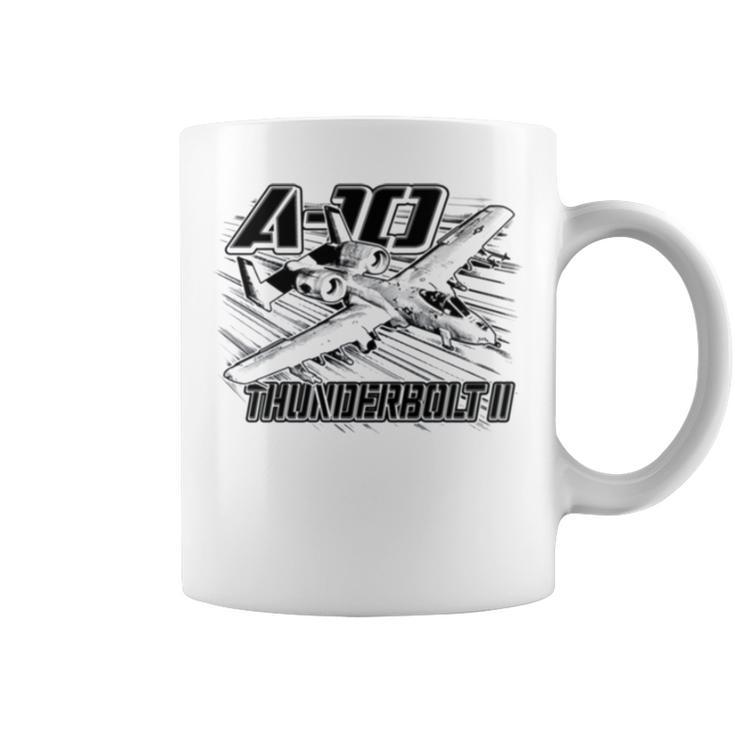 A 10 Thunderbolt Ii Military Aircraft Coffee Mug