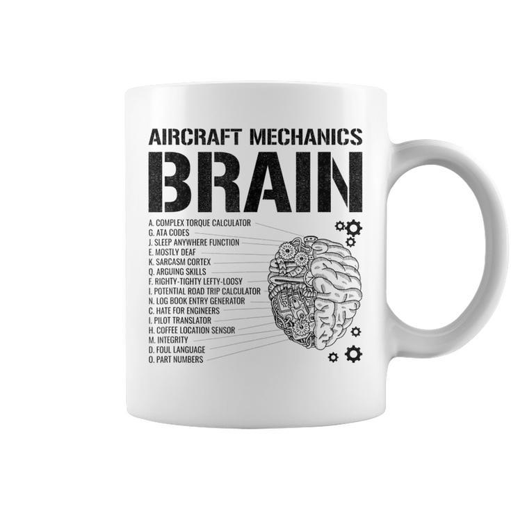 Aircraft Mechanic Brain Aircraft Mechanic Coffee Mug