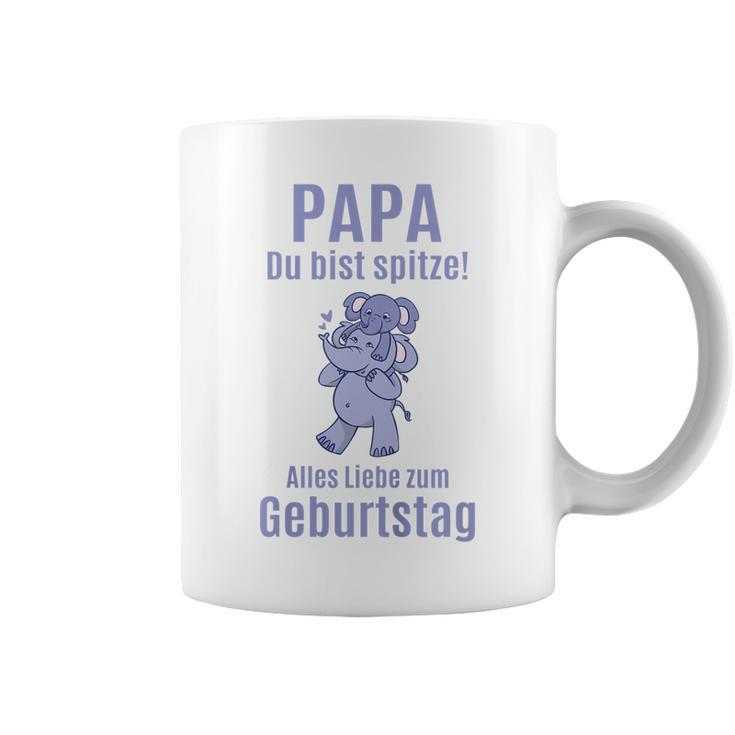 Alles Gute zum Geburtstag Papa Elefant Tassen, Liebe & Spaß Design