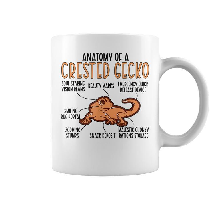 Anatomy Of A Crested Gecko Owner Crestie Lover Coffee Mug
