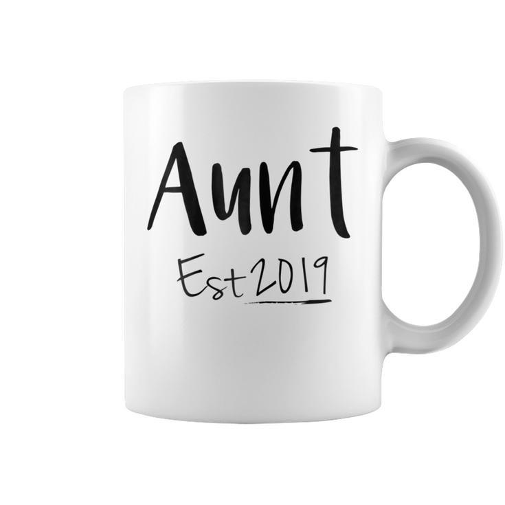 Aunt  2019 Pregnancy Announcement To Aunt Gift Gift For Womens Coffee Mug