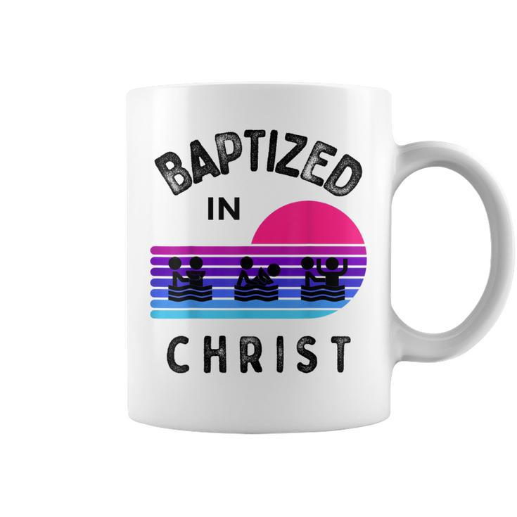Baptized In Christ Adult Baptism And Youth Baptisms Clothes  Coffee Mug