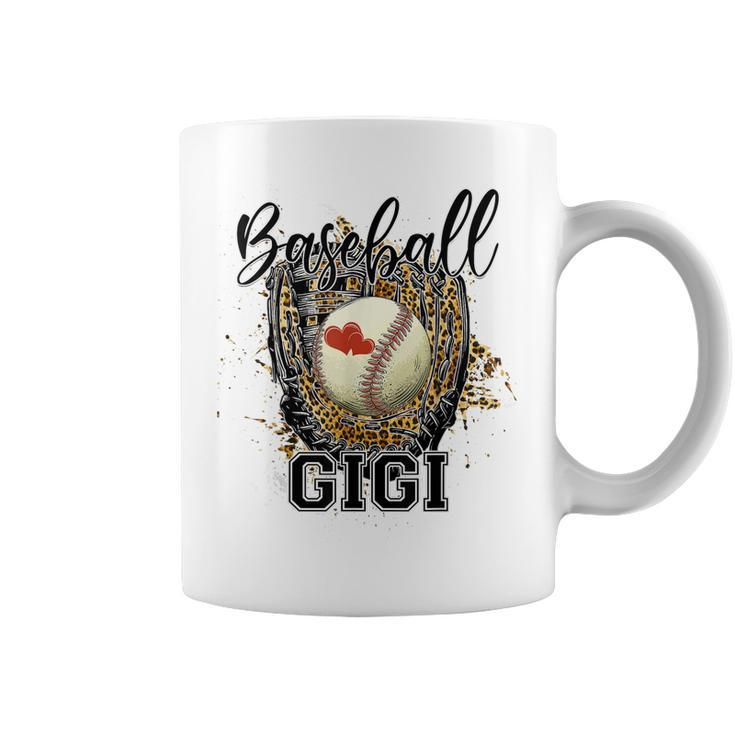 Baseball Gigi Leopard Baseball Lovers Family Mothers Day  Coffee Mug