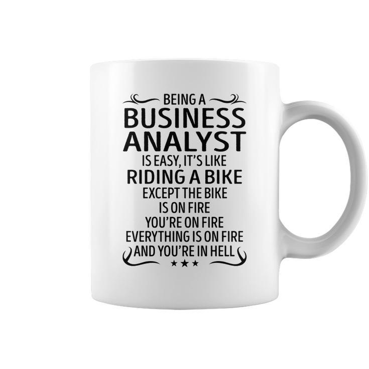 Being A Business Analyst Like Riding A Bike  Coffee Mug
