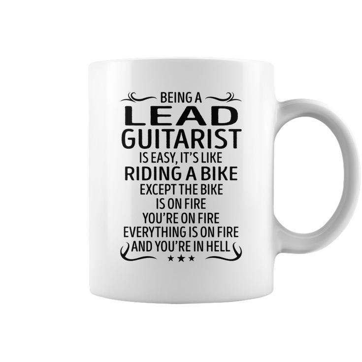 Being A Lead Guitarist Like Riding A Bike  Coffee Mug