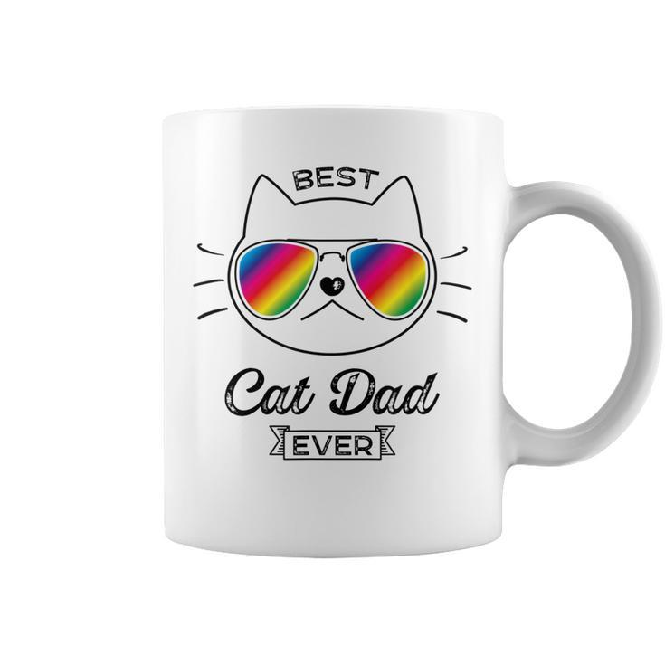 Best Cat Dad Ever Cat Daddy Sunglasses Coffee Mug
