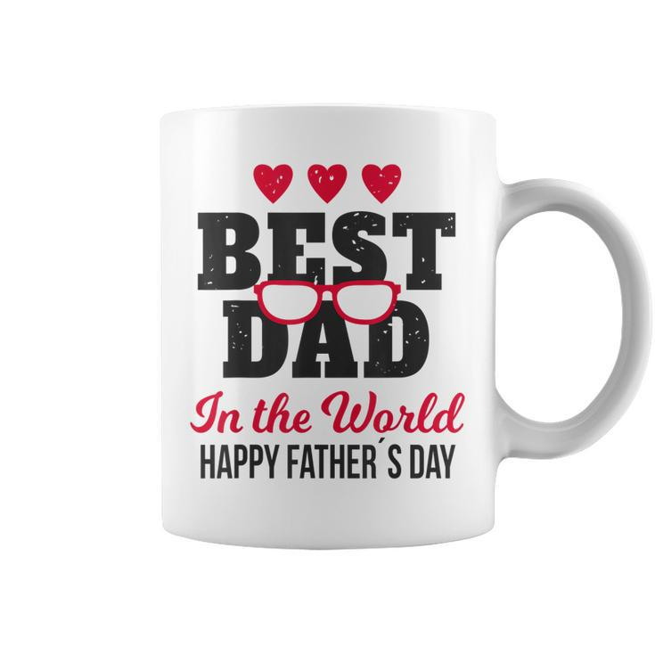Best Dad In The World  Happy Fathers Day Coffee Mug