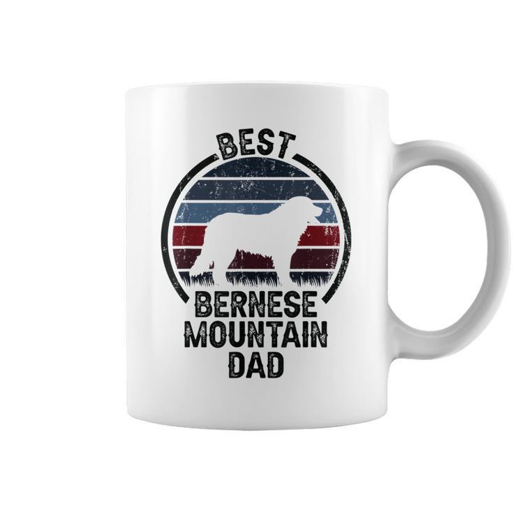 Best Dog Father Dad - Vintage Berner Bernese Mountain  Coffee Mug