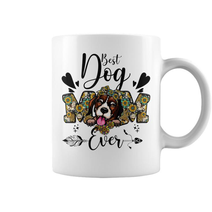 Best Dog Mom Ever Cute Beagle Dog Lover Mothers Day  Coffee Mug