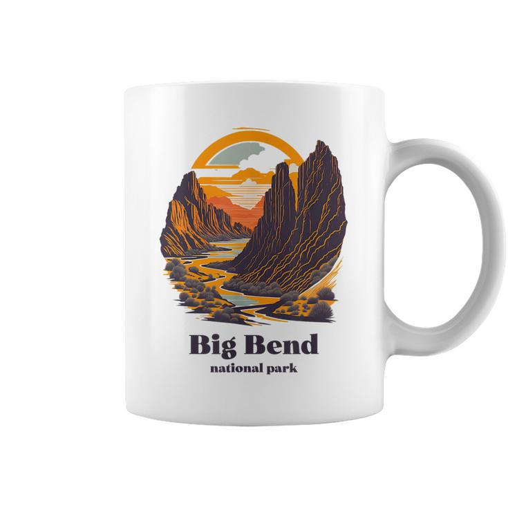Big Bend National Park Texas Cool Vintage Style  Coffee Mug