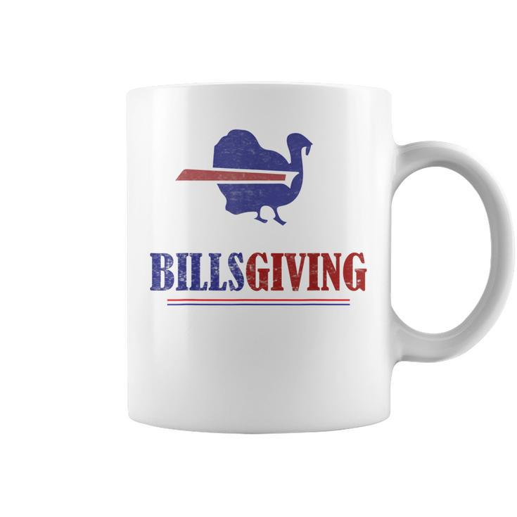 Billsgiving Happy Thanksgiving Chicken American Football  Coffee Mug