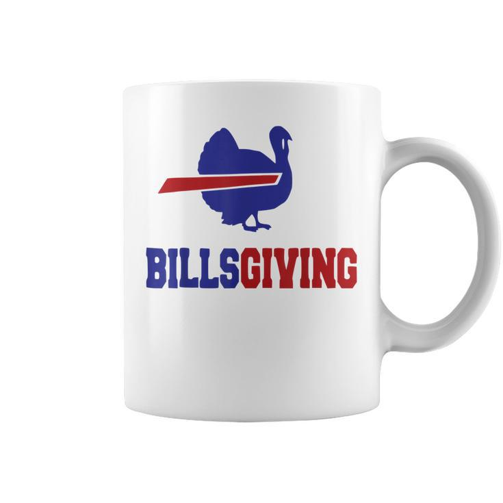 Billsgiving Happy Thanksgiving Chicken Football  Coffee Mug