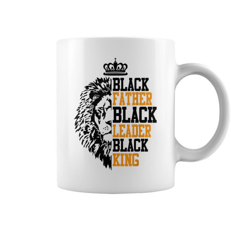 Black Father Black Leader Black King Father Day  Gift For Men Coffee Mug